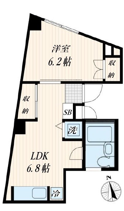 メゾンカドリーユ 間取り図