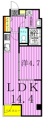 シュヴァルブラン白馬 間取り図