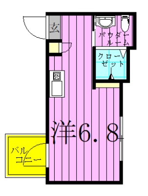 Glanz柳原 間取り図