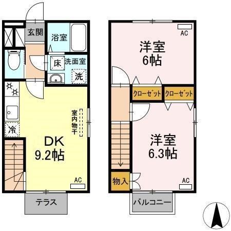 エルヴァージュⅢ 間取り図