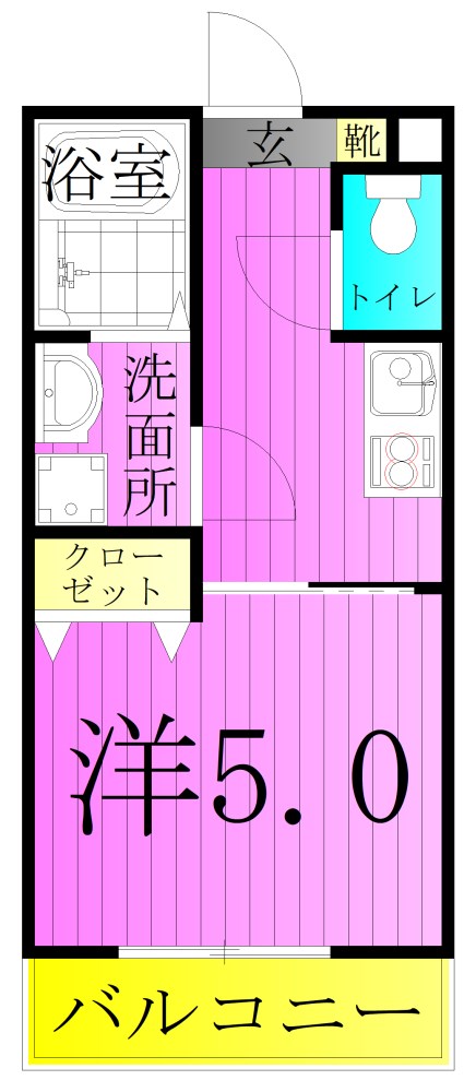 MELDIA舎人Ⅱ 間取り
