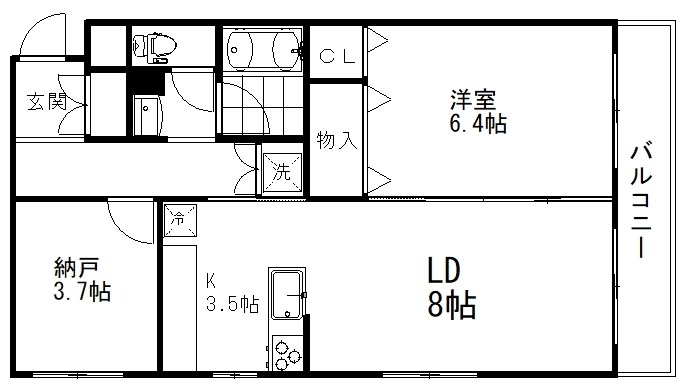 DeLCCS Ayase Ⅳ 間取り図