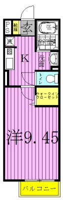 セジュール・ハッセブ 202号室 間取り