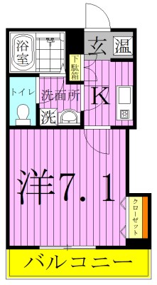 ボナール 間取り図