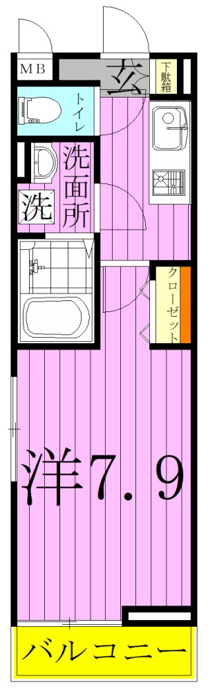 ライジング・プレイス   間取り図