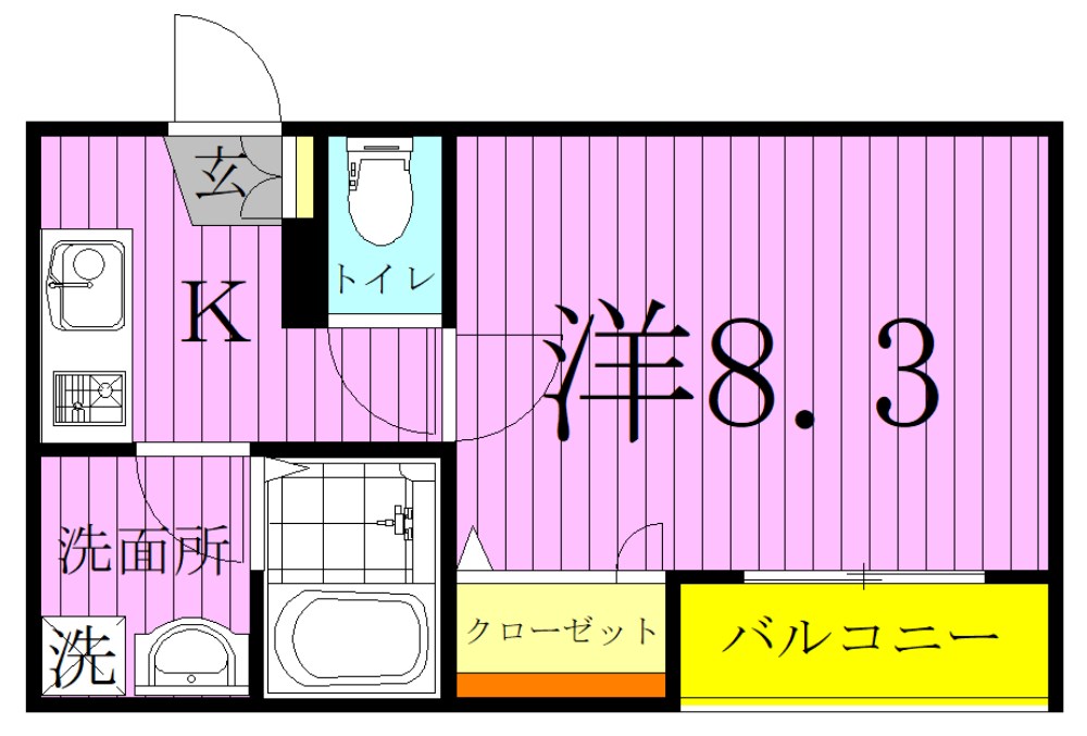 メゾンブランシュ 間取り図