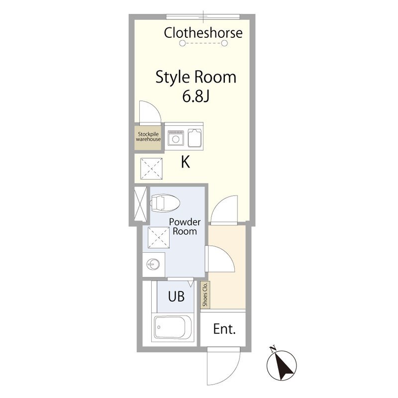 ラフォート町屋 間取り図