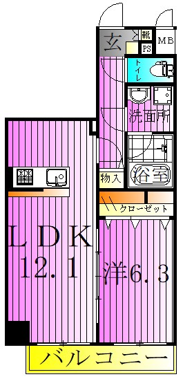 ラ・クール 間取り図