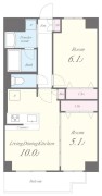 フレアコート北千住  間取り図