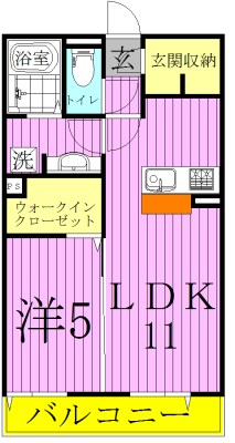 Ｅｌ　Ｃｈｅｒｉｔｏ（エルシェリート） 間取り図