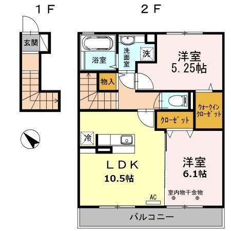ジラソーレ 間取り図