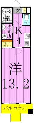 サンリット江北 間取り図