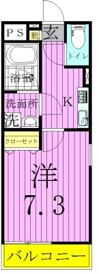 キャトルフルール 間取り図