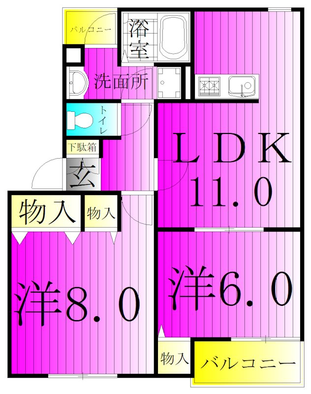 ファンタジーＢ 間取り