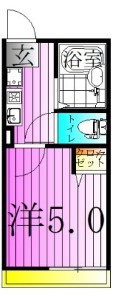 ノーザンロード西新井 間取り図