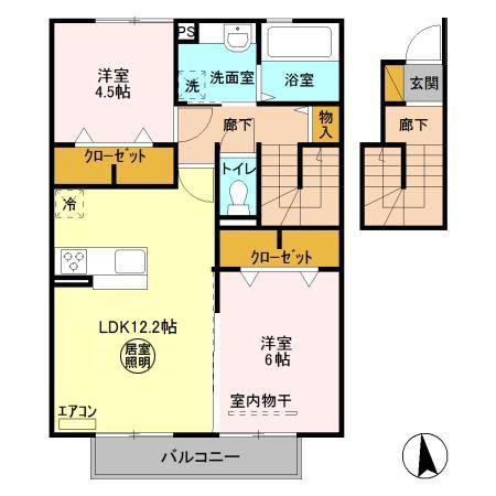 セジュールⅦ 間取り