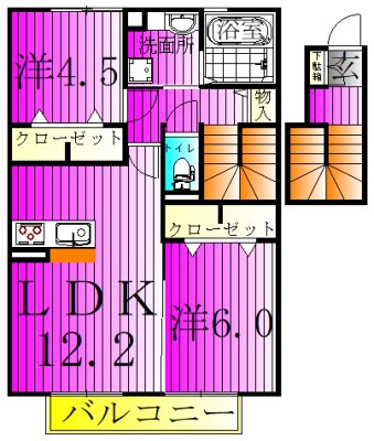 セジュールⅦ 間取り