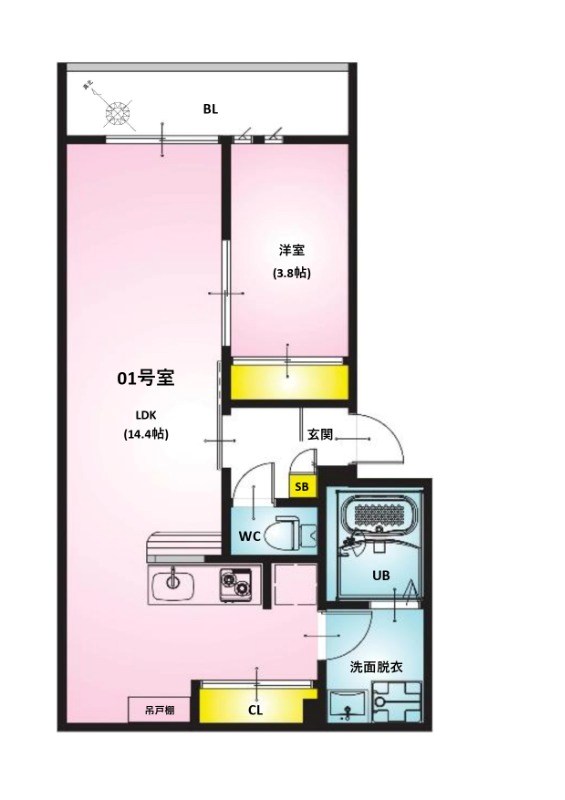 REGALEST北小金 間取り