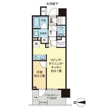 リビオレゾン北綾瀬 間取り図