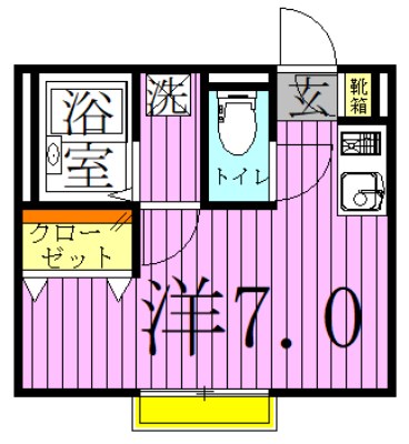 セルカ谷在家 間取り図