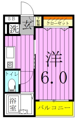グランバニエＢ 間取り図