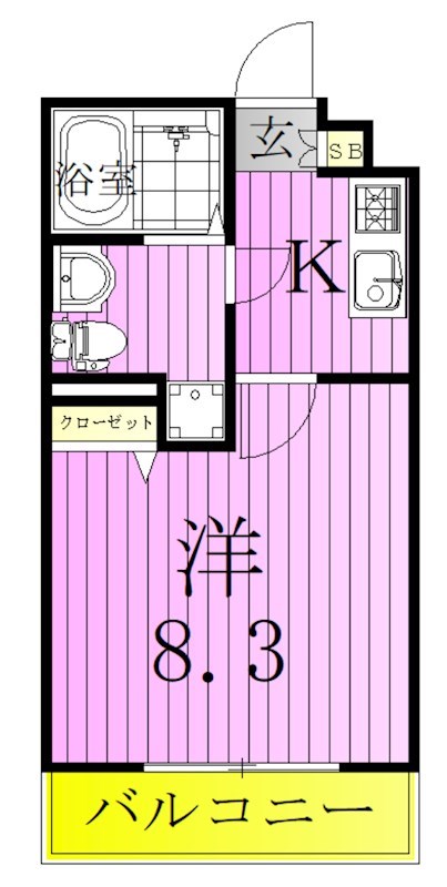 レンティーヴァ綾瀬 間取り図