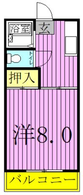 第五日東ハイツ 間取り図