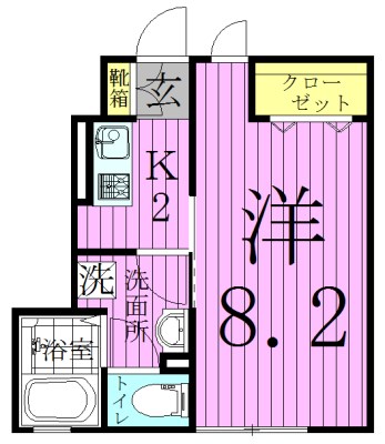 エクセル・フラット 間取り図