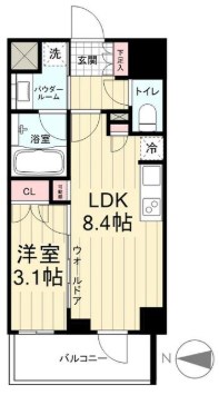 パレステージ六町V 間取り図