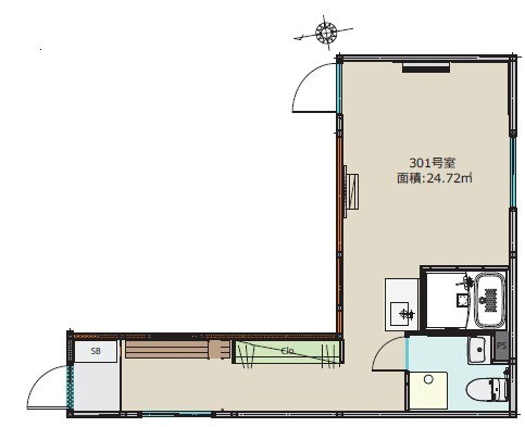 BoaSorte綾瀬1丁目 間取り図
