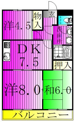第二田口ビル 303号室 間取り