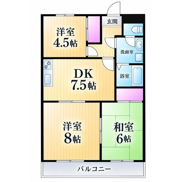 第二田口ビル 303号室 間取り