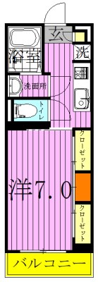 リブリ・Ｍｄｉ足立Ⅱ 間取り図