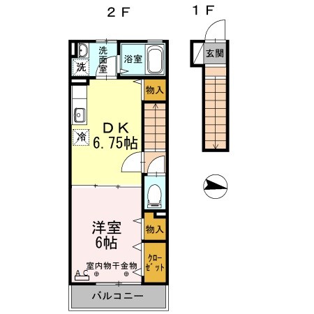 レガロ南水元 間取り図
