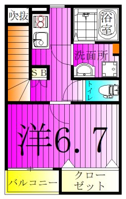 メルディア野田B 間取り