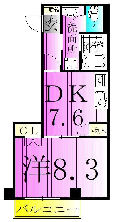 エクセレント 間取り図
