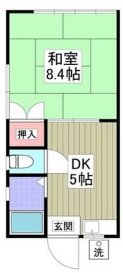 ハイツ元町A 間取り図
