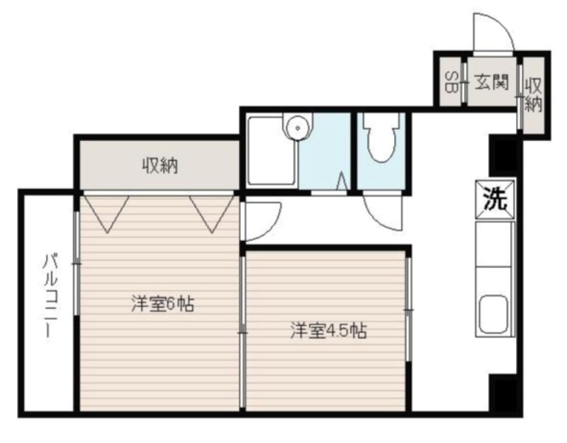 ときわマンション 間取り図