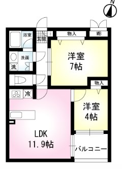 Ｍａｉｓｏｎ　Ｂｌａｎｃ 間取り図