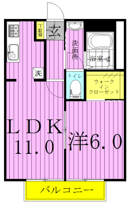 グランシードA 間取り