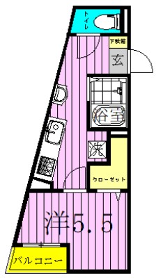 ＳＱＵＡＲＥＳ　Ｎｉｓｈｉａｒａｉ 間取り図