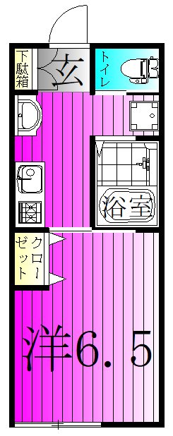 Ambition野田 202号室 間取り