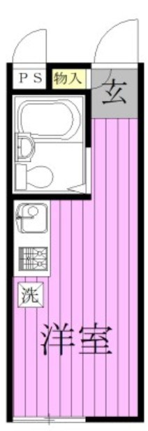 北小金ハイツ 210号室 間取り