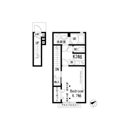 フォレストメゾン５５１４ 間取り図