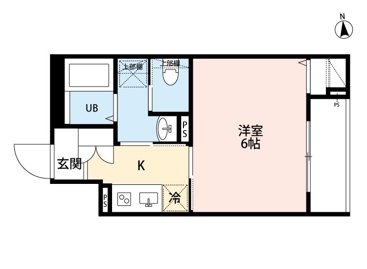 クロワッサン六町 間取り図