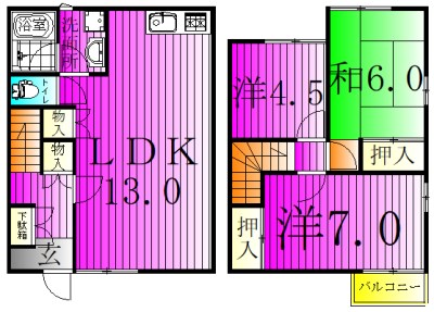 並木コーポラス 間取り