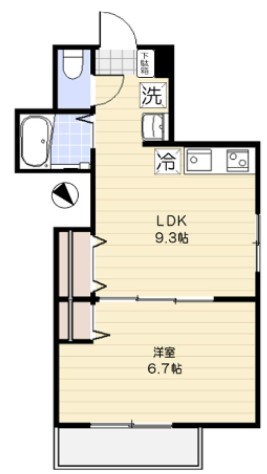 エクセラン松戸Ⅲ 間取り