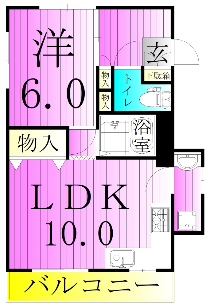 レックスⅡ 間取り図