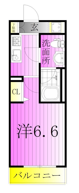 La　Douceurお花茶屋Ⅱ 間取り図