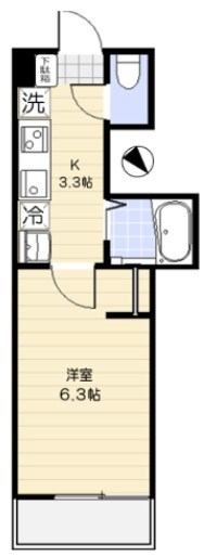 エクセラン松戸Ⅲ 間取り